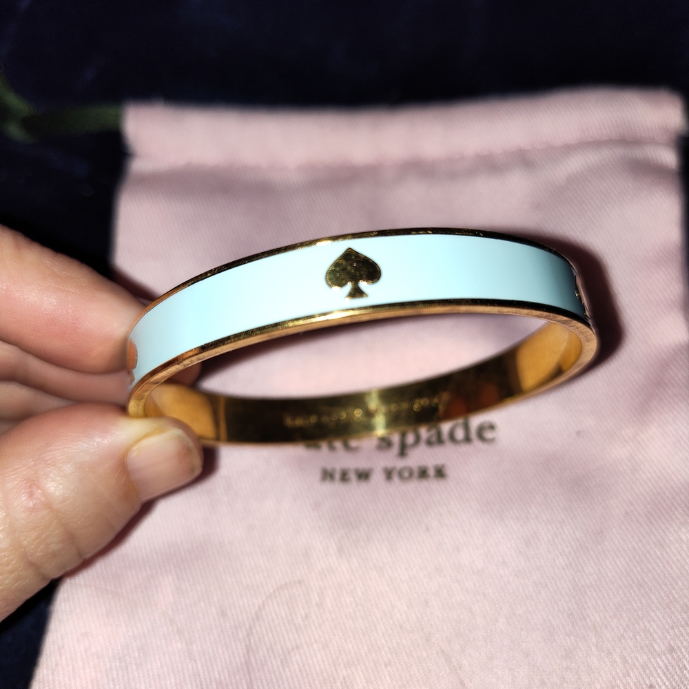 Kate Spade Turquose and Gold Bangle Bracelet
